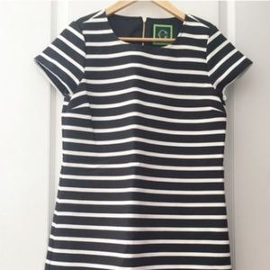 C. Wonder Striped Shift Dress XS
